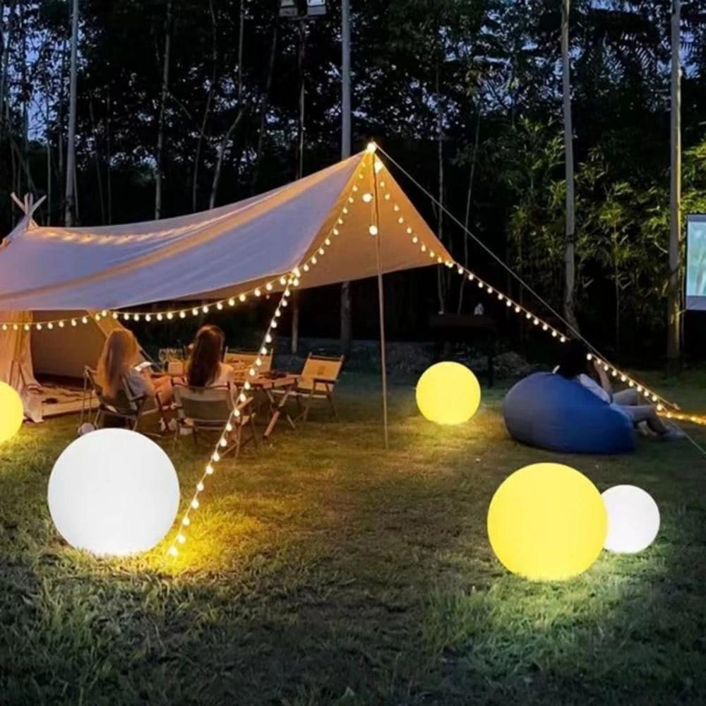 Solar Garden Ball Light Outdoor Glow Globe LED Waterproof Night Light with Remote Control for Party Holiday Decor Eco-friendly Solar Powered