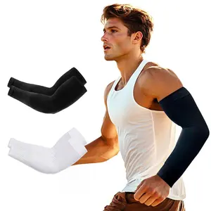 [ 2 Pairs ] Arm Sleeves ,Unisex Mint Mosquito Repellent UV Cooling Sleeves - Thumb Holes, Outdoor Sports Arm Covers with Natural Bug Defense, Tattoo Cover up, UPF50+ for Cycling/Golf/All Sports, One Size Fit Most