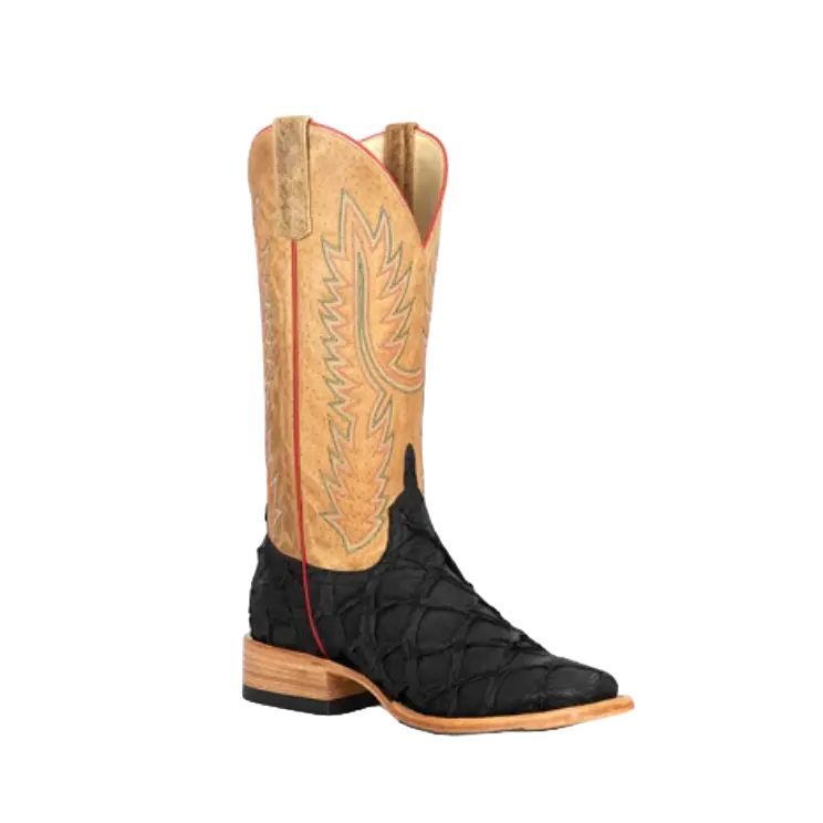 Horse Power Men's Matte Big Bass Tan Sinsation Western Boots HP8062