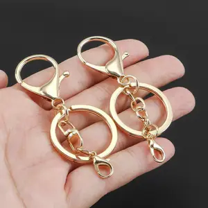 20Pack Gold Swivel Clasps Lanyard Snap Hooks with Key Rings, Key Chain Clip Hooks Lobster Claw Clasps for Keychains Jewelry DIY Crafts - Home Improvement.