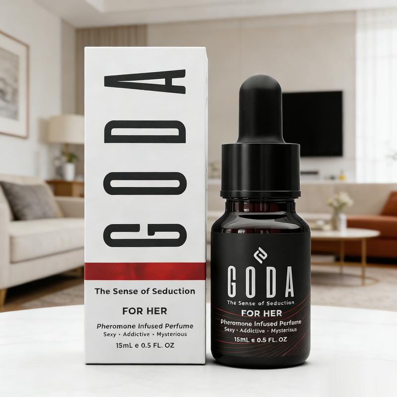GODA For Her Pheromone Perfume | Sensual Jasmine & Rose Long Lasting Fragrance for Women | Travel Size 0.50 fl oz (15ml)