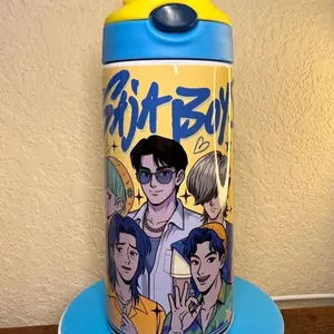 Saja Boys 12oz Tumbler Drinkware Vibrant Design with Characters Ideal for Beverages Perfect for Fans Water Bottles