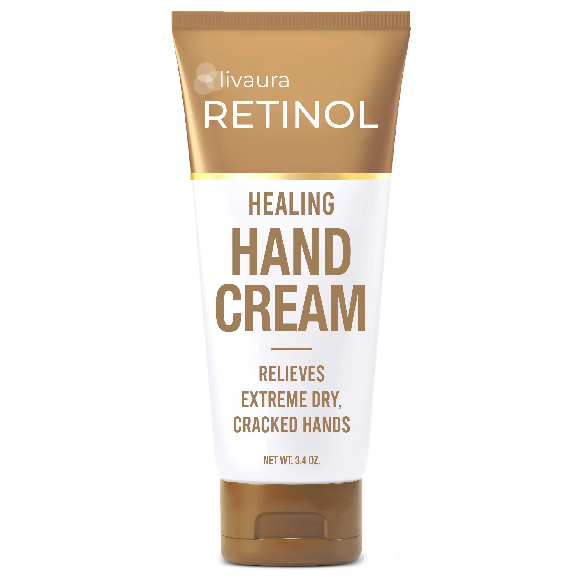 LIVAURA Retinol Anti-Aging Hand Cream – The Original Brand For Younger Looking Hands –Rich, Velvety Hand Cream Conditions & Protects Skin, Nails & Cuticles – Vitamin A Minimizes Age’s Effect on Skin