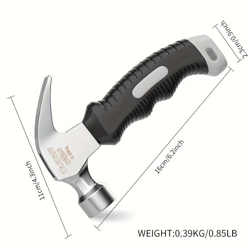 1pc Mini Claw Hammer with Ergonomic Handle - Carbon Steel, Durable, Multi-purpose, Used for Carpentry, Window Breaking, etc. - Includes Convenient Nail Lift Function 1pc Mini Claw Hammer with Ergonomic Handle - Carbon Steel, Durable, Multi-purpose, Used for Carpentry, Window Breaking, etc. - Includes Convenient Nail Lift Function