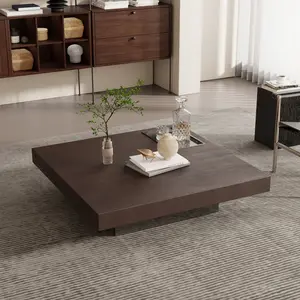 Solid Wood Top Single Coffee Table Furniture Living Room