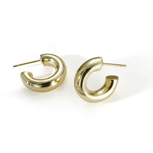 Trendolla gold exquisite women's fashion earrings, holiday gift clothing jewelry