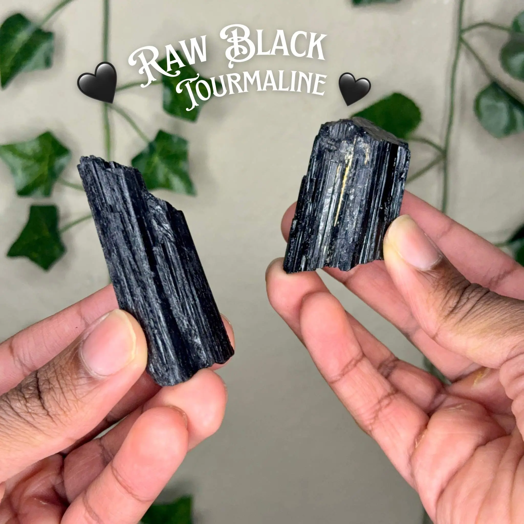Raw Black Tourmaline Raw Black Tourmaline