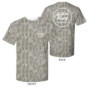 2-Sided Nuthin Fancy  Bottomland Camo Shirt, Hunting Graphic Tee For Men Women