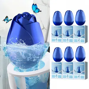 Rose-Shaped Toilet Cleaner, Toilet Bowl Cleaner, Effective Bathroom Descaler for Home and Hotel Use, Easy-To-Use Cleaning Solution