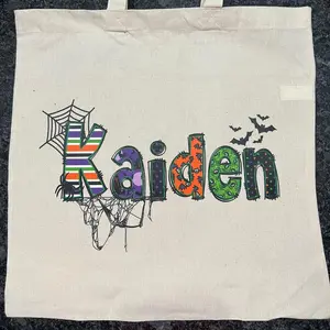 Custom Halloween Name Candy Bag’s