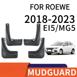 Mudguards for Roewe EI5/MG5 hybrid models (2018-2023), providing all-weather protection. A 4-piece set of high-quality, soft material, including installation accessories for easy installation.