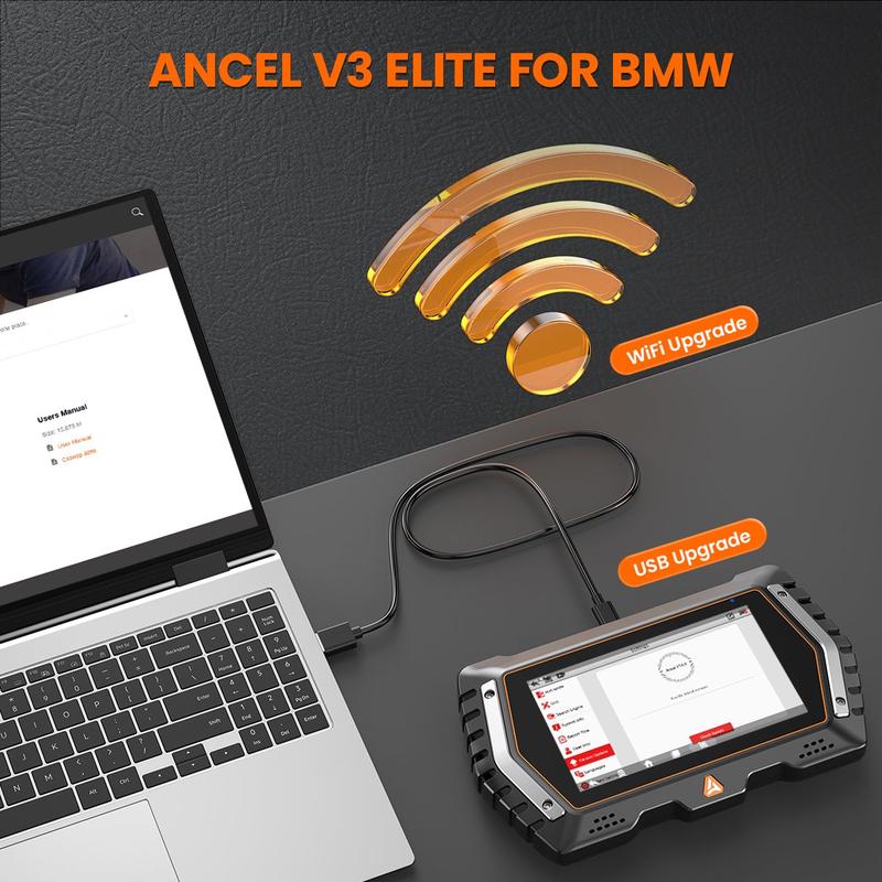 ANCEL V3 Elite OBD2 Scanner BMW/Mini/Rolls Royce Diagnostic Tool, Bidirectional Automotive Diagnostic Scanner with 21 Resets, ABS Bleeding, SAS/EPB/Oil Reset, Battery Test, Full System Auto Scanner Code Reader