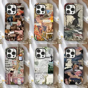 Fantasy Fandom Phone Case, Romantasy Inspired ACOTAR Feyre Rhysand Cover, Throne of Glass Aelin Fireheart Graphic Shell, Dark Academia Library Reader Gift