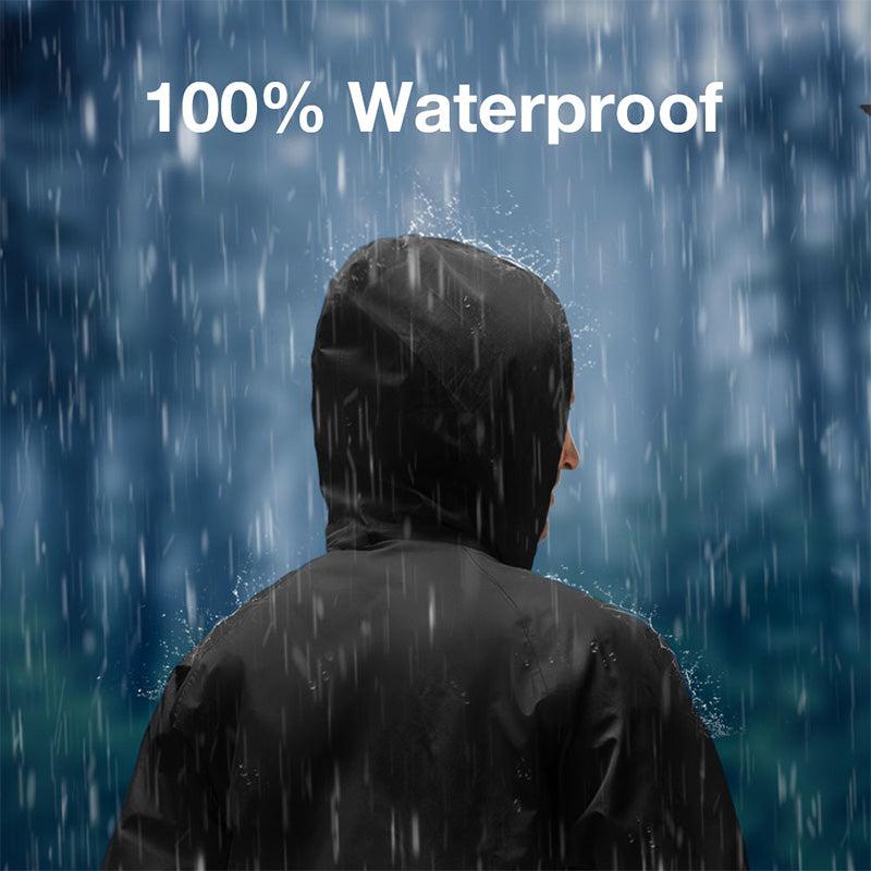 TIDEWE Rain Suit, Lightweight Waterproof Breathable Rain Coat & Pant for Outdoor Activities Working Suit Daily Wear field gear mens clothing Rainproof Full Body Cover