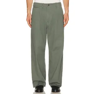 Beams Plus Mil Trousers Herringbone in Sage