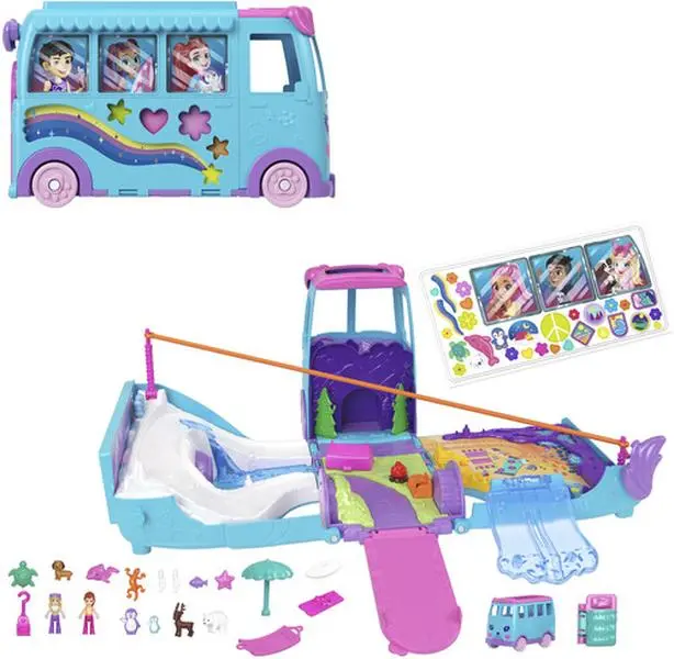 Polly Pocket Pet Mobile Adventure Playset  [COLLECTIBLES] Paper Doll