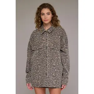 Women's Cheetah Oversize Shacket