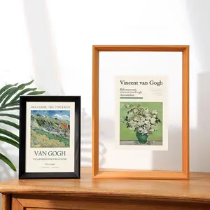 Double Sided Clear Photo Frame, Display Board, Double Sided Plant Specimen Display Frame, Home Decor for Wedding Anniversary, Family Photo