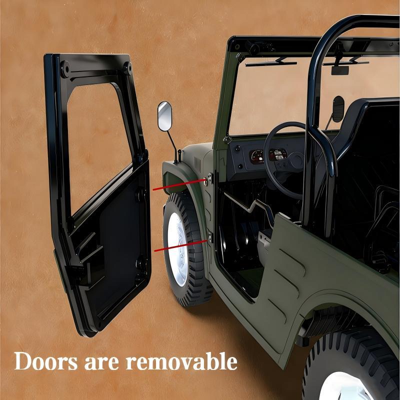 1:10 Scale 4WD Off-Road RC Crawler, Full-Proportional Remote Control All-Terrain RC Truck, RTR & Modifiable RC Toy for Boys & Girls Kids