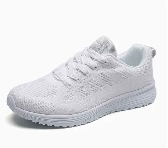 Super Light Air Mesh White Sneakers Comfort All Day Wear