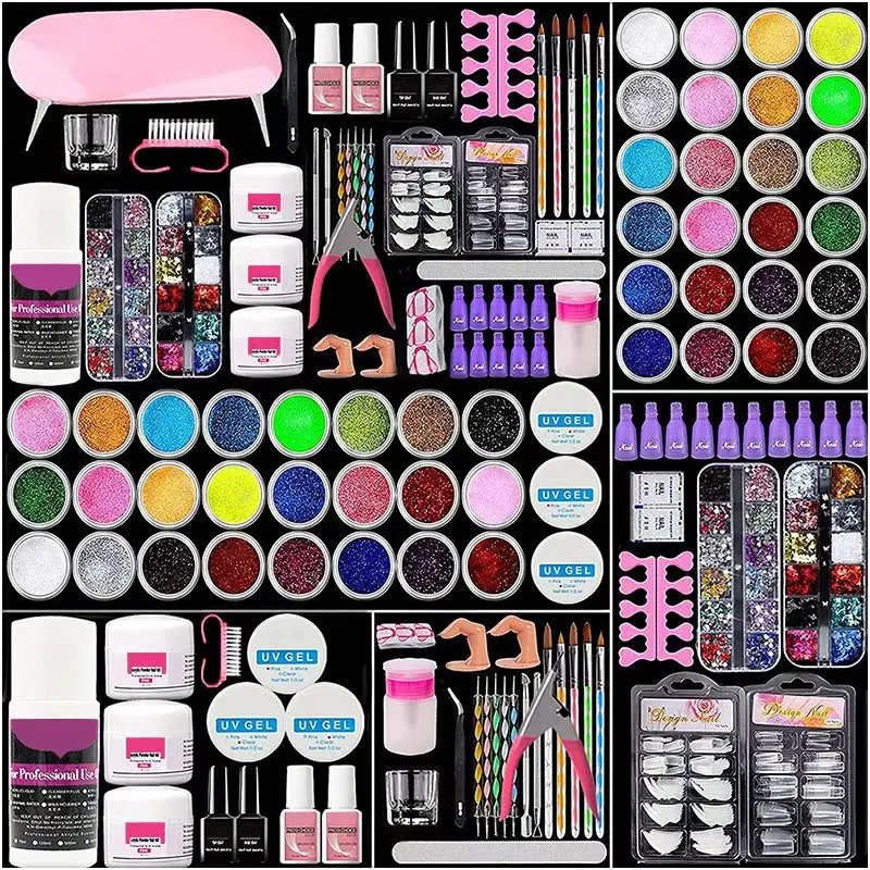 24-Color Professional Nail Art Kit - Nail Care DIY Manicure Set with Painting Gel, UV Gel, Tools & Paint Palette for Beginners & Salons, Diy Manicure Kit, Beauty Products, Diy Nails At Home