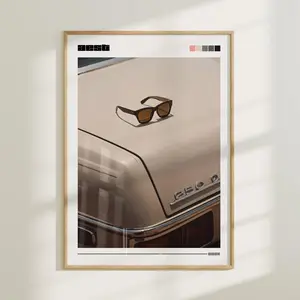 Beige Tan Neutral Wall Art, Luxury Fashion Print