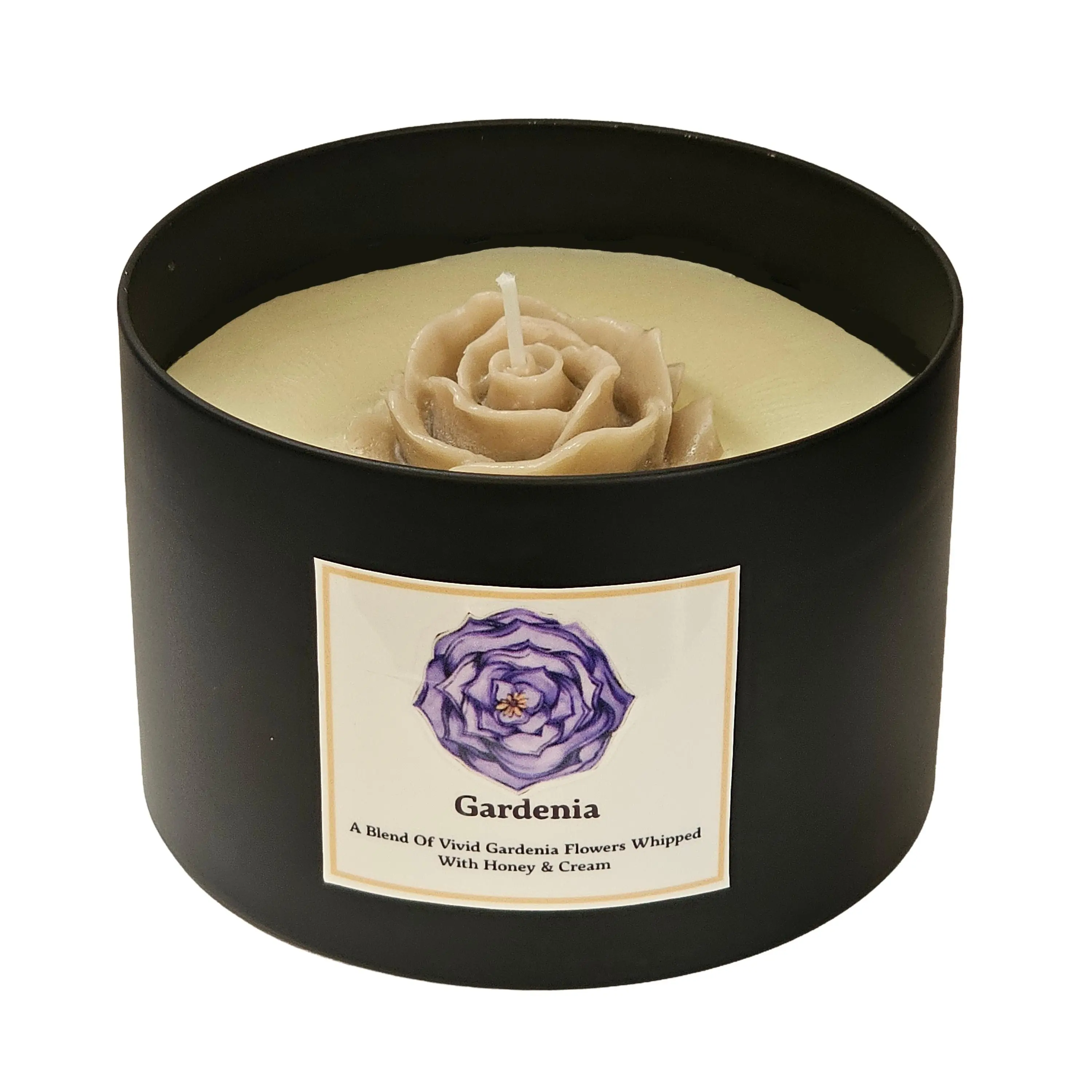 Gardenia Blend Candle for Aromatherapy Therapy, Natural Alternative Health & Wellness Candle