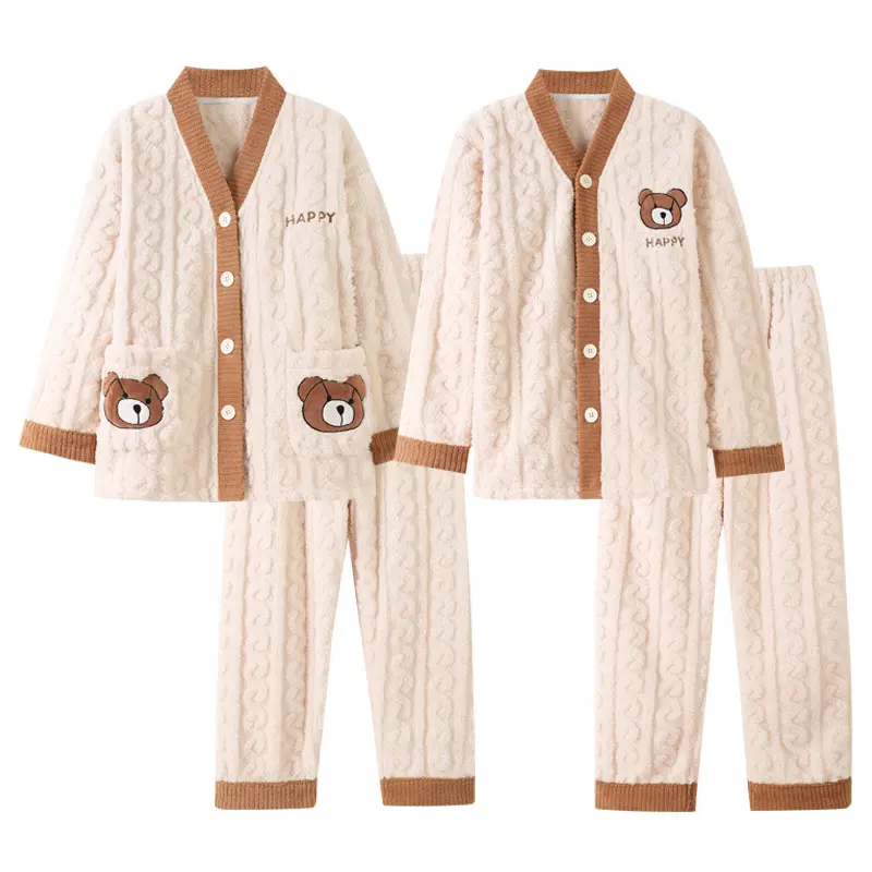 Couples Matching Pajama Sets | Soft Casual Long Sleeve Winter Loungewear, His Plus Size Fleece & Her Feminine Plaid Flannel, Feminine Flannel Charm, Lovers, Proper Proportions