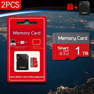 Brand new memory cards, TF/SD cards, wireless security cameras, dash cams, SD cards, smartwatches, for data storage - store your files - including adapters! Monitoring system