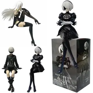 15Cm Anime Original SEGA Nier:automata Ver1.1A 2B Yorha No. 2 Type B Premium Chokonose Figure PVC Model Collectible Toys