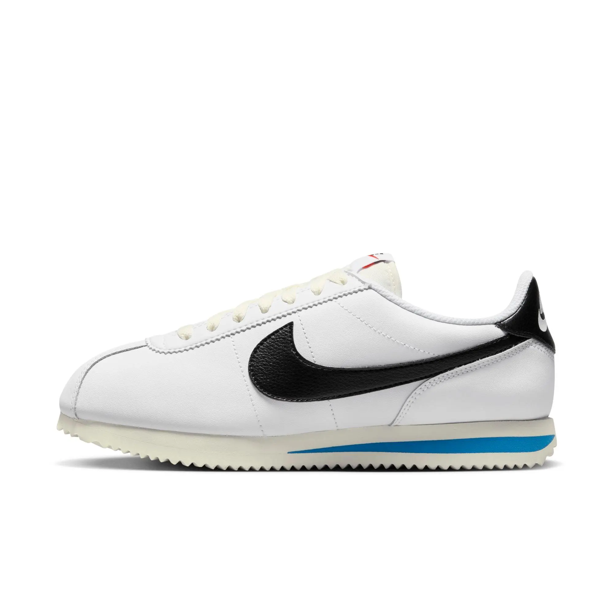 [DN1791-100] Womens Nike CORTEZ 'WHITE BLACK LIGHT PHOTO BLUE'