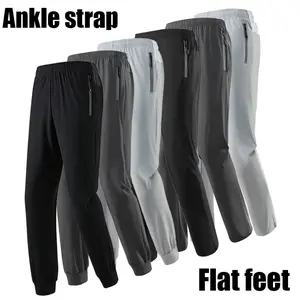 3PCS ice silk sports pants, elastic waistband zipper pocket, thin high elasticity quick drying fitness pants, suitable for indoor sports and summer outdoor activities, made of skin friendly smooth and soft fabric, breathable sports underwear, suitable for