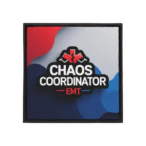 Chaos Coordinator EMT Iron-On Patch, Fun Sewing Accessory for EMTs, First Responders Gift, Casual Style Enhancement, Customize Your Jacket