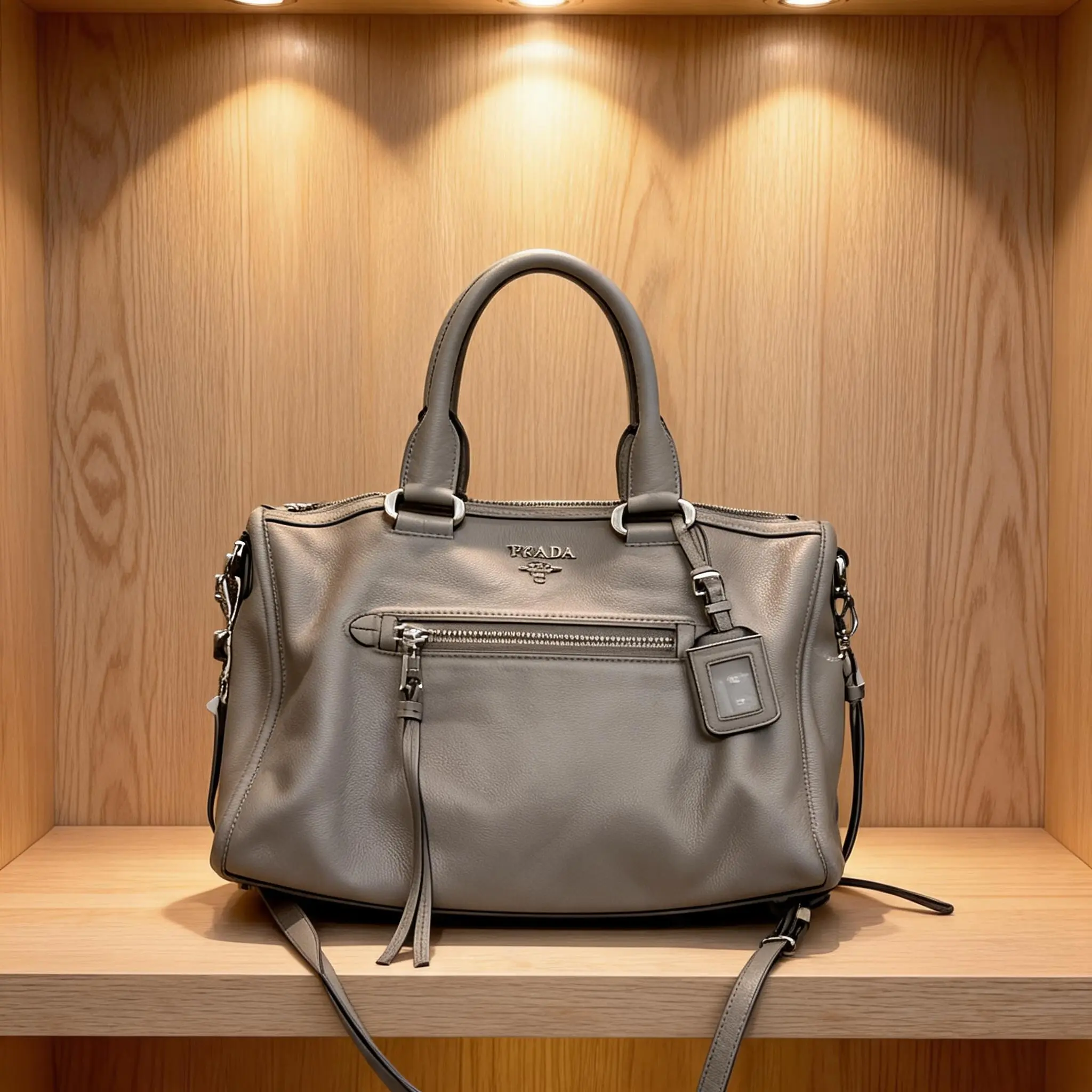 Pre-owned PRADA Leather Shoulder Bag C0710802318