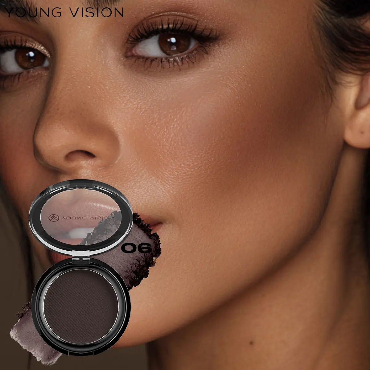 Matte Highlight Nose Shadow Contour Palette, Multi-Use Bronzer Powder, Hairline Nose Shadow Combo, 6 Colors, Makeup Essential