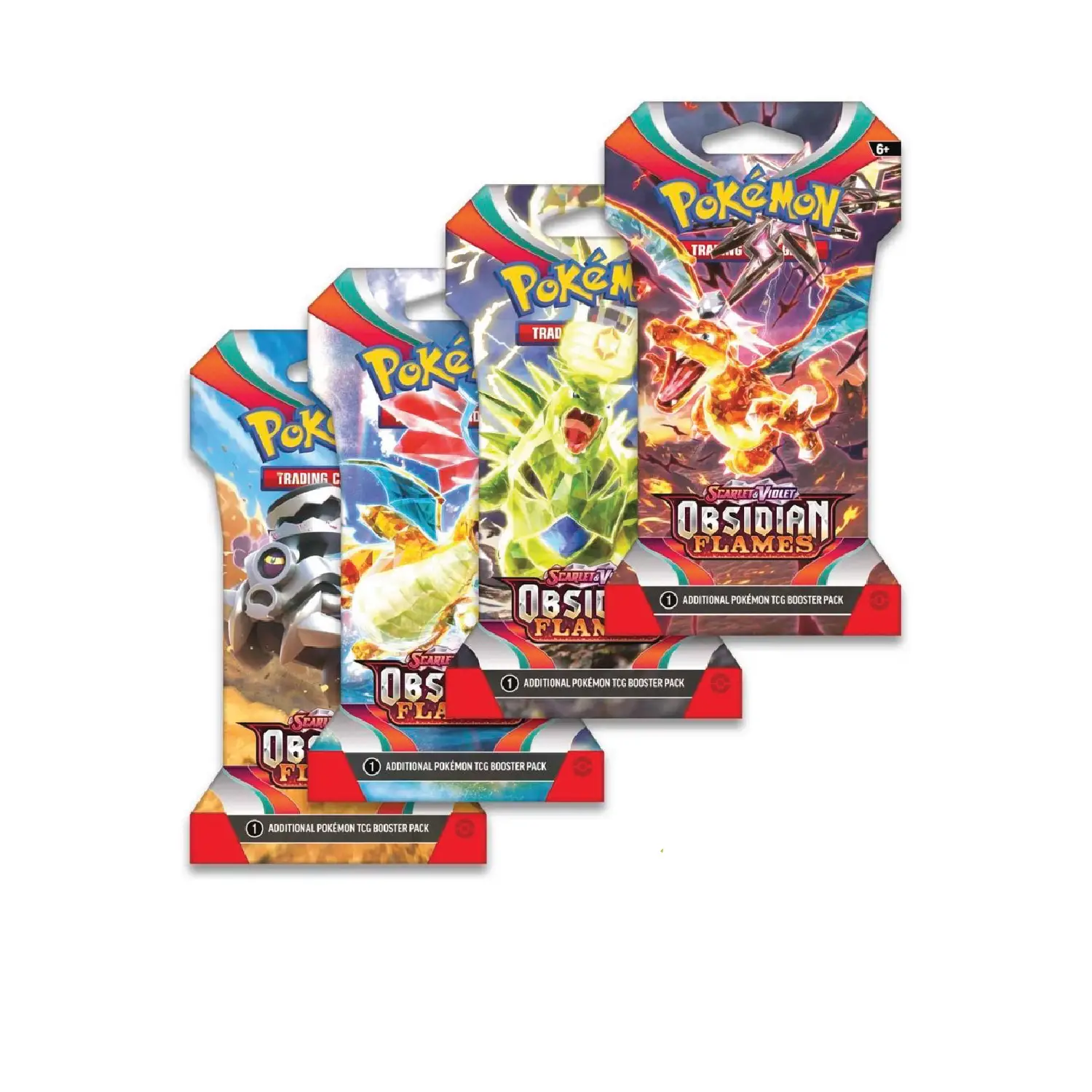 Pokémon TCG | Scarlet & Violet: Obsidian Flames - One Sleeved Booster Pack (10 cards per pack)