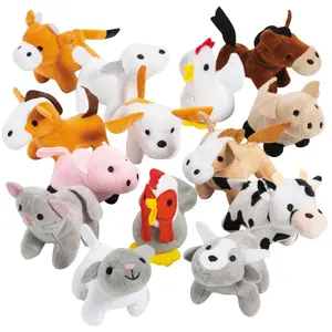 3 1/2" Bulk 50 Pc. Mini Farm Stuffed Animal Handout Assortment