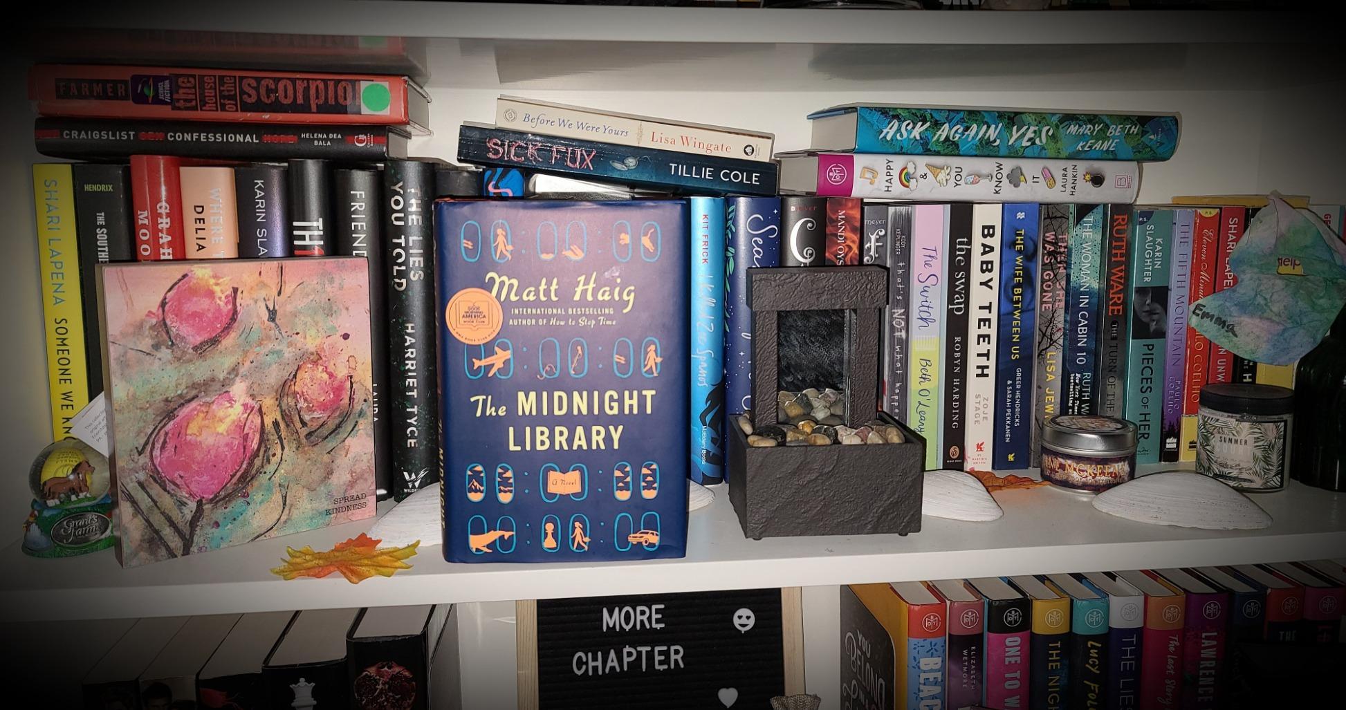 The Midnight Library - Fantasy Time Travel Fiction Paperback Book