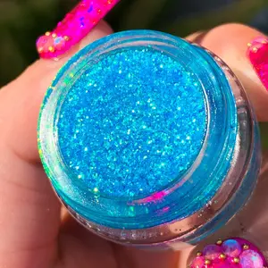 Komi Glitter Gel- Slayfire Cosmetics Iridescent Blue Cosmetic Glitter