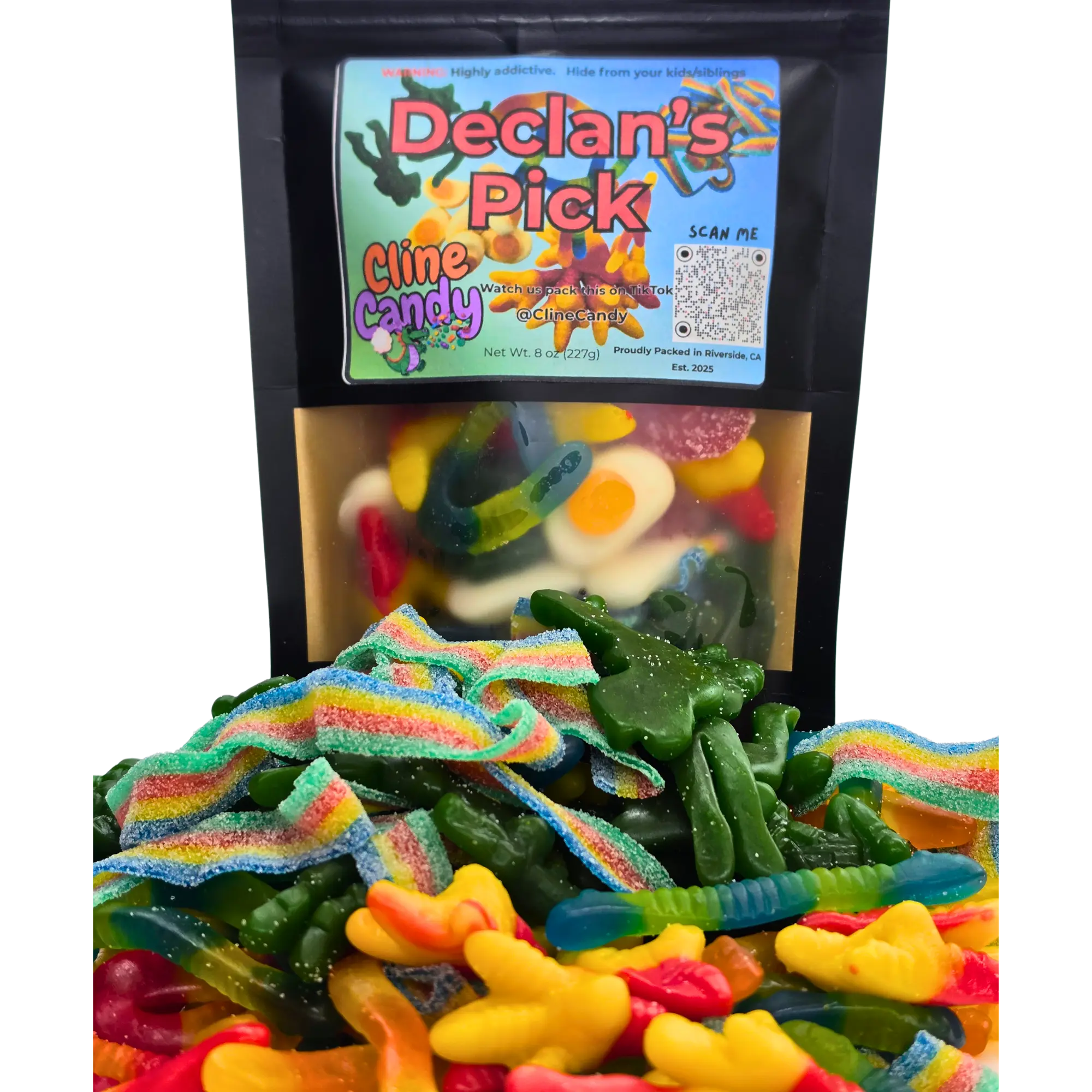 Declan's Pick Sweet-Rainbow Gummy Candy Mix, Sour Snack Treat