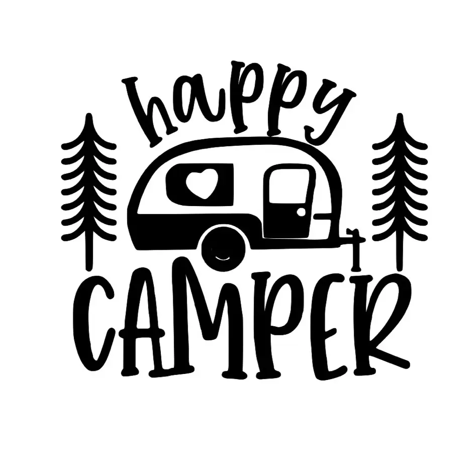 Happy Camper Decal