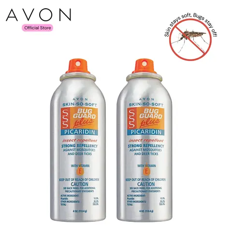 2-Pack Skin So Soft Bug Guard Plus Picaridin Aerosol Spray