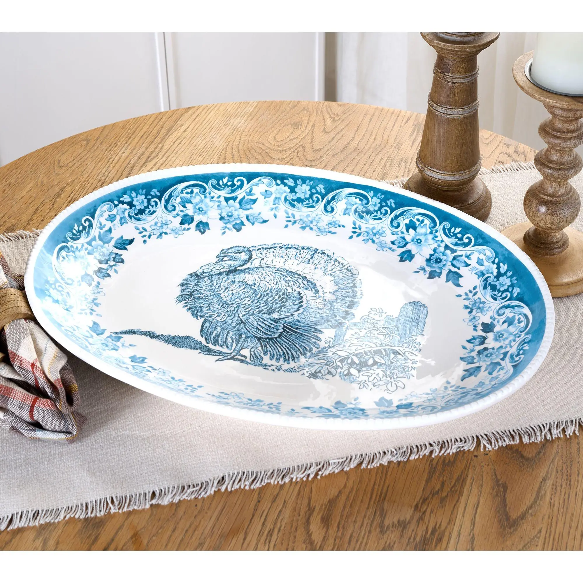 Cozy Cottage by Liz Marie Ceramic Serving Platter Cozy Cottage by Liz Marie Ceramic Serving Platter