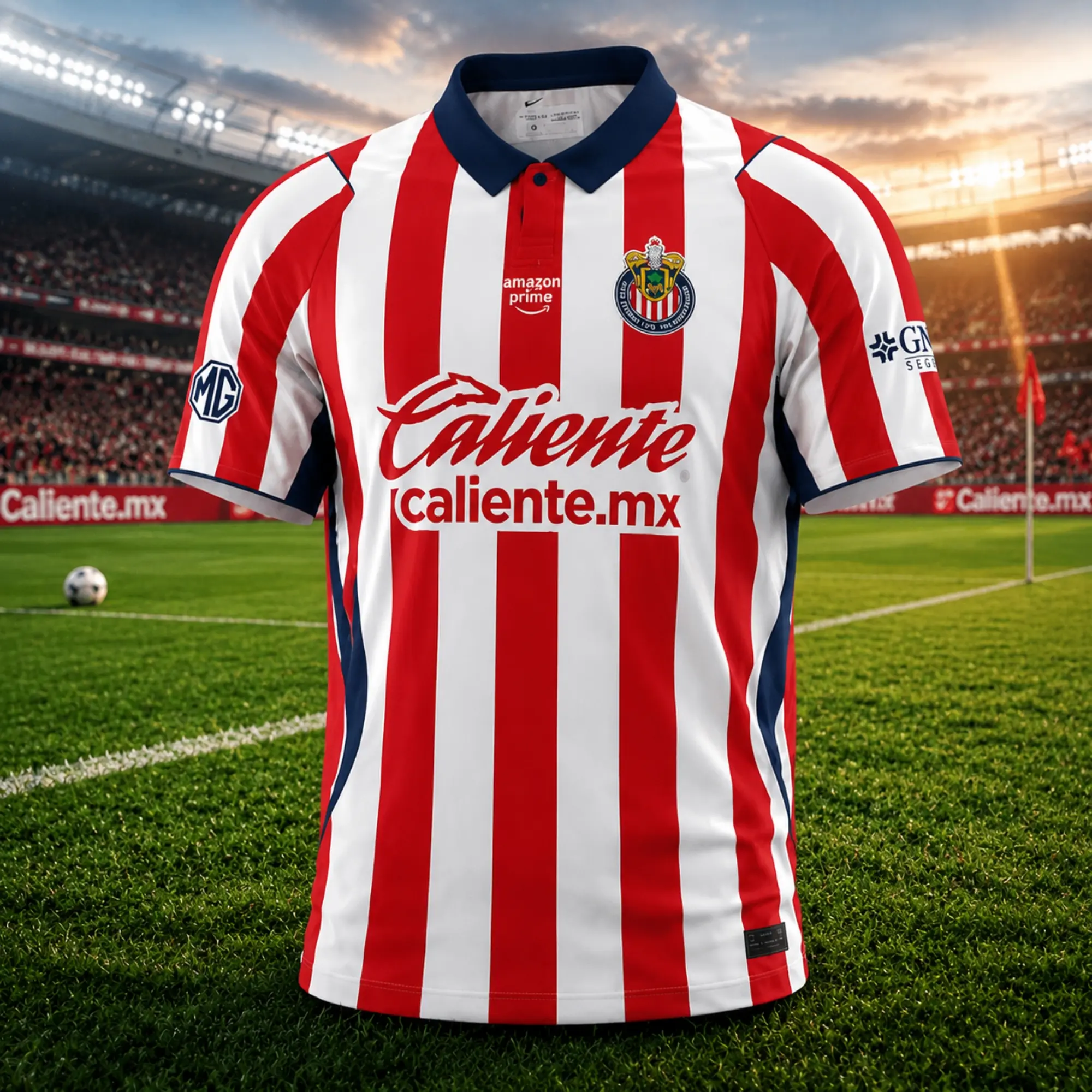 Red Chivas 26-27 Home Soccer Jersey Shirt, New Liga MX Quick-Dry  Breathable Game Day Sports Top, Liga MX Fan Gear