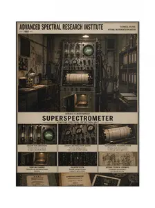 THE SUPERSPECTROMETER — 18X24 MATTE POSTER