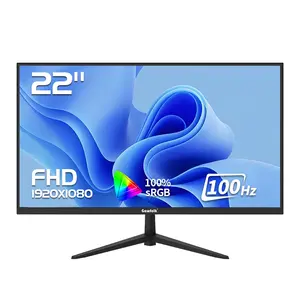 Gawfolk 22 Inch FHD 1080P Computer Monitor, 100Hz Smooth Refresh Rate, Desktop Display, 95% sRGB Wide Color Gamut, 3000:1 High Contrast Ratio, HDMI Input, Ideal for Home Office, Student Study & Daily Entertainment