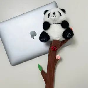 Panda Life shop， Branch Fun Flower Tree Panda Seven Cubs Small Pandas Plush Massager Gift, Cute Animal Toy, Perfect Present