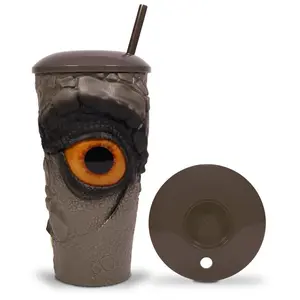 NEW AMC Exclusive Jurassic World Rebirth T-Rex 3D Eye Grip Tumbler