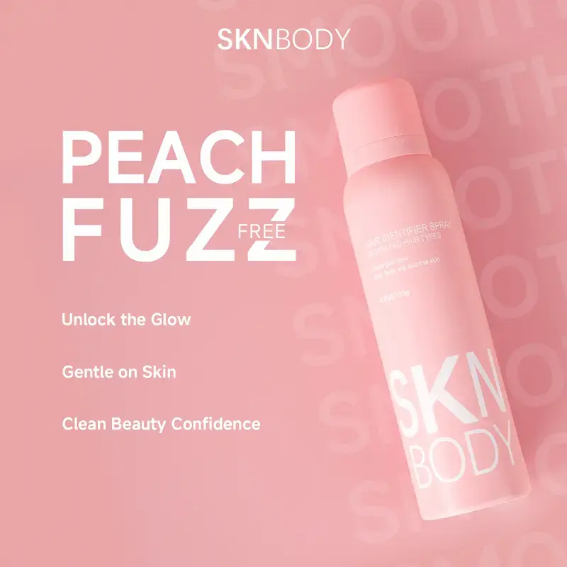 SKNBODY Hair Identifier Spray & Dermaplaning Razor Set – Facial Hair Removal Kit for Peach Fuzz, Smooth & Radiant Skin, Gentle Face Spray, Comfort Cosmetic Body Care