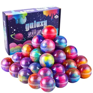 24/36 Pieces Starry Night Slime, Ball-Packed Shiny Slime, Non-Toxic & Stretchable, Perfect Holiday Gift for Kids, Stress Relief Sensory Toy for Boys & Girls